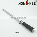 Carbon Steel Kitchen Knife Sharpener With Non-slip Handle