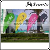 3m height custom logo flying banners/teardrop flags/outdoor advertising banners for events