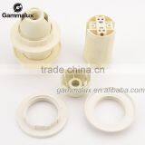 Top Quality White Plastic Shell E14 Bulb Socket Lamp Holder Adapter 250V 2A thumbnail-4