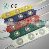 12V IP65 3 chips 5630 injection led module with different color case