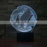 3D Optical Night Light Abstract Ball 7 RGB Light Colors 10 LEDs AA Battery or DC 5V Mixed Lot thumbnail-2