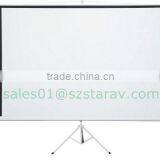 50" 60"106"inch Tripod Screen 1/1 Video Format 4/3 HDTV 16:9 Outdoor Portable Electric Tripod Projection Screen thumbnail-4
