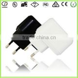 GS CE Approved EU Plug In 5V 2A 5V 1A USB Charger for Electronics Charging