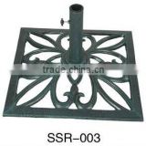 SSR-003 Outdoor Patio cast iron Umbrella base parts