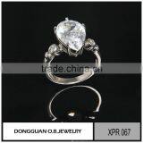Wholesale Diamond Ring Pave Setting Jewelry Ring S925 Sterling Silver Rings thumbnail-6