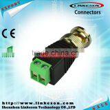 DC Power Plug to BNC Male Connector for CCTV Camera