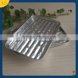 Disposable Square Holed Aluminum Foil Grill With Elegant Embossed Design for Newfashioned Korea Meat Roasting and Food Bbq thumbnail-5