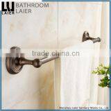 Customized Western Unique Design Zinc Alloy Antique Copper Finishing Bathroom Accessories Wall Mounted Single Towel Bar thumbnail-2