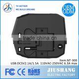 Universal Promotional Portable Armour Dual USB Car Charger With Plug Adaptor thumbnail-5