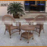 Garden 3Pcs Round Rattan Sofa Set thumbnail-1