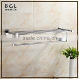 Luxury Bathroom Design Factory Supplier Brass Chrome Finishing Bathroom Accessories Towel Shelf
