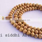 Unique Sandalwood Japa Mala Bead/mysore Sandalwood Carving/rosary Beads Making thumbnail-1
