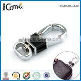 Silver 19mm Tail Leather Coated Metal Clasp for Purse and Bracelet thumbnail-3