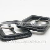 Inner Size 4.1 CM*2.6 CM cm Black Real Leather Buckles Buttons With Metal Pin thumbnail-3