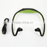 S09 3.0+EDR Bluetooth Headphone Stereo Headphone with Hands-free Calls Function Green and Black