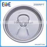 Wholesale 206RPT 57mm Frosted Pineapple can beverage easy open lid