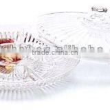 Acrylic Round Relish Dish With Lid