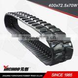 RUBBER TRACK 400X72.5X74W 435C/435ZTS/E45/E55/E50ZTS/X337/X341 EXCVATOR TRACK thumbnail-2