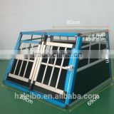 High Quality aluminium double door dog cage &Aluminium Two Doors Pet Dog