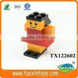 Simple Educational Toys Little Girl Shape Construction Blocks