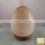 Himalayan Crafted Salt Egg Lamp, Negative Ions Generator thumbnail-1
