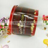 High Quality Popcorn Bucket Round Metal Tin Barrel thumbnail-4