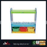 Top Selling Colorful E1 Thicken MDF Toy Storage With Bins thumbnail-1