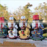 Resin Nutcracker Soldier Toy Christmas Decoration Rocking Horse thumbnail-2