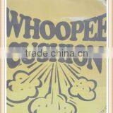 "JOKING AROUND" BRIGHT YELLOW FUN WHOOPEE CUSHION 8" BRAND NEW thumbnail-2