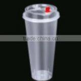PP Cup Plastic Cup 600ML Transparent Drink Cup Disposable Cup Injection With Lid thumbnail-3