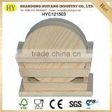 FSC Custom Blank Wooden Coaster With Holder thumbnail-1