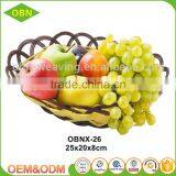 Quality Rural Style Woven Decorative Fruits Basket thumbnail-3