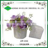 Decorate Wedding Flower Girl Basket White Wedding Baskets thumbnail-1