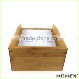 Natural A4 Bamboo Letter Tray/ Paper Storage Tray Homex-BSCI thumbnail-2