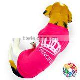 Wholesale Nice Cotton Dog Clothes Lovely Hot Pink Princess Pet Dog Clothes thumbnail-3