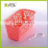Emc Plastic Baskets With Hook, Decorative Plastic Baskets With Hook, Wholesale Plastic Hanging Storage Baskets thumbnail-5