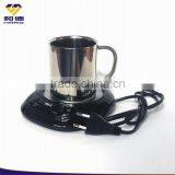 Electric Coffee Cup Warmer & Double Wall Stainless Steel Coffee Cup thumbnail-1