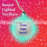 Light Up Round Necklace