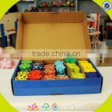 2017 Wholesale Baby Wooden Splicing Toy Educational Kids Wooden Splicing Toy Top Fashion Children Wooden Splicing Toy W03B055 thumbnail-2