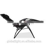 Metal Folding Zero Gravity Chair Camping Bed Beach Chair thumbnail-4