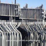 Hot Dipped Galvanized Metal Steel Traffic Crowd Control Barrier