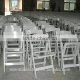 High Quality Banquet White Wedding Wood Folding Chairs for Party thumbnail-3
