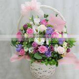 Heze Kaixin Wicker Hanging Flower Basket thumbnail-1