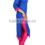 Fancy Long Kurta Embroidery Designs for Indian Women HSD2289 thumbnail-3