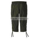 WOMEN Easy Shirring Cropped Trousers HGS144 thumbnail-1