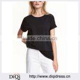 Jersey With Simple Design Long T-shirt in Jersey Top Ladies Long Tops thumbnail-1