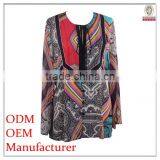 Most Comfortable Long Sleeve New Designed Ladies Cotton Tunics thumbnail-1