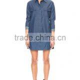 Hot Sale Ladies Classic Button up Casual Dance Shirt Cheap Price thumbnail-1
