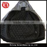 Hot Sale High Quality Washed pu Leather Fleece Hoody Men pu Jacket thumbnail-5