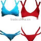 New Fashion Red/Blue Bandage Swimsuit HL Bikinis 2 Piece Swimsuit Red Beachwear thumbnail-6